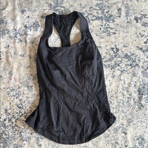 Women's Black Racerback Top